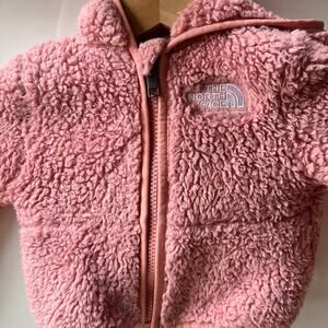 North Face 3-6m fuzzy jacket campshire full zip